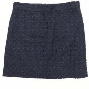 JCrew Factory Eyelet Mini Skirt